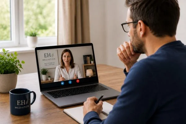 Image of online mediation for child access mediation Romsey